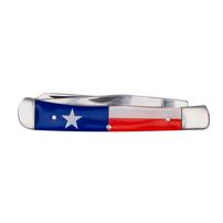 Stainless Steel Texas Flag Design Pocketknife 202//202