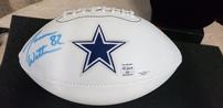Jason Witten Signed Football in Glass Display Case 202//98