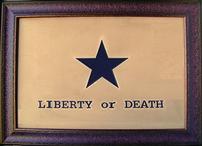 Aged Liberty or Death Flag 43" x 31" 202//146