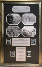 The 36th Infantry "The Texas Infantry" with Medal of Honor Recipients 30" x 44" 176//280