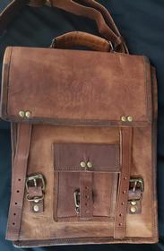 Genuine Leather 18" Messenger  Bag 183//280