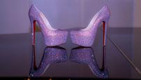 Christian Louboutin Swarovski crystal heels 202//114