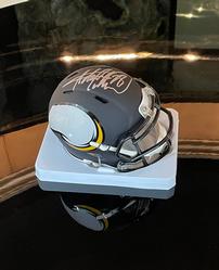 AD signed mini Vikings Helmet 202//249