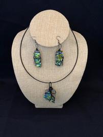Handmade necklace & Earring Set 202//269