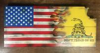 Wooden Flag Art