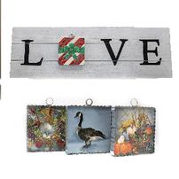 Find a reason to celebrate LOVE board with four seasonal signs for the 202//202