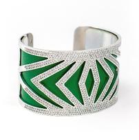 Les Georgettes by Altesse bracelet set with three colored bands: silver/sun, 202//203