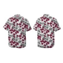Old Tejas maroon camoflague field shirt, size XL. Perfect Aggie attire! 202//202