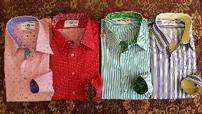 Two custom made dress shirts 202//114