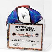 Houston Dynamo 2021 signed soccer ball 202//202