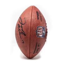 NFL football signed by Buffalo Bills quarterback #17 Josh Allen 202//202