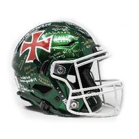 Football helmet signed by the 2021 Varsity Fighting Crusaders 202//202