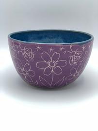 Carved Ceramic Bowl 202//269