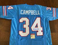 Autographed Earl Campbell Jersey 202//157