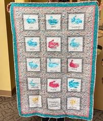 Handprint Quilt from the Angelfish Class 202//237