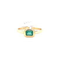 14k Yellow Gold and Emerald Ring 202//202