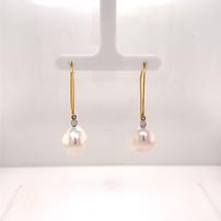 Pearl and Diamond Earrings 202//202