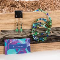 Dragonfly Drop Earrings and Wrap Bracelet 202//202