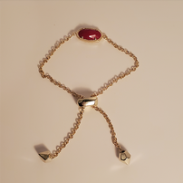 Kendra Scott Elaina Gold- Redstone Bracelet 202//202