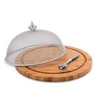 Arthur Court Picnic Cheese Plate and Spreader with Lid 202//202