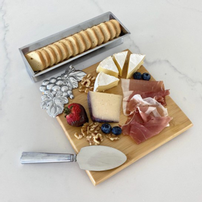Arthur Court Grape Cheese Board with Cracker Holder 202//202