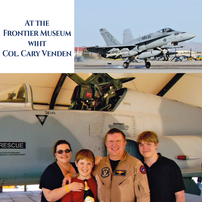 At The Frontier Museum with LTC Cary Colonel 202//202