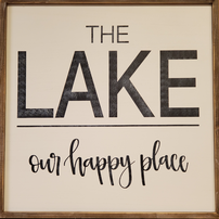 The LAKE our happpy place Board 202//202
