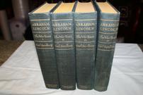 Vintage 1939 set of 4 Books, Abraham Lincoln by Carl Sandburg 202//135