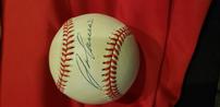 Jose Conseco Autographed Baseball in Display Case 202//98
