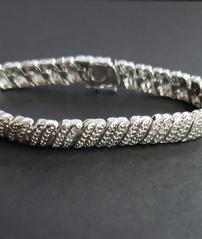 Lab Created Pave Diamond Band Bracelet 202//239