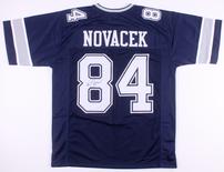 Jay Novacek Dallas Cowboys Unframed Signed Dallas Cowboy Jersey 202//155