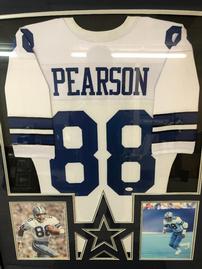 Drew Pearson Dallas Cowboys Framed Signed Dallas Cowboy Jersey 202//269