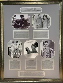 "Texas Greatest Generation" Dwight Eisenhower, Admiral Nimitz, Doris 'Dorie" Miller, Audie Murphy, Oveta Hobby 202//266