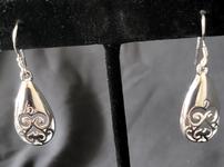 Silver Filigree Earrings 202//150