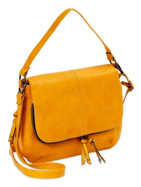 Yellow Crossbody Purse Zipper Closure 202//269