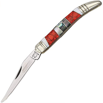 Red and Pearl Pocket Knife 202//202