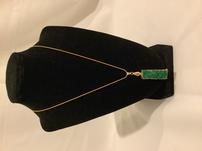 Gold and Green Necklace 202//151