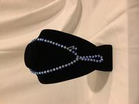 Blue Stone Necklace on 24" Sterling Chain 202//151