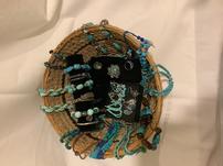 Turquoise Jewelry Basket 202//151