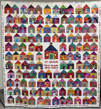 1st Grade Happy Town! Quilt Handmade by Louise Murphy
