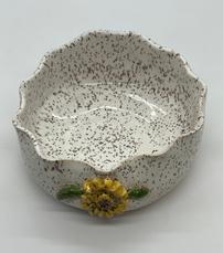 White Bowl with Yellow Flower 202//229