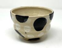 Tan Bowl with Black Dots 202//155