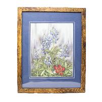 Bluebonnet print by Louisiana artist, Carmel Foret 202//202
