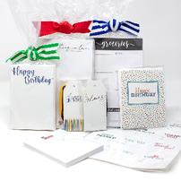 Basket of Paper with Coupon for set of 25 personalized notecards 202//202