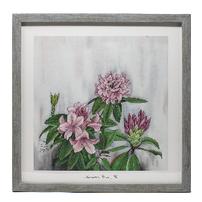 Two prints by Louisiana artist Carmel Foret, Amanda's Flowers 202//202