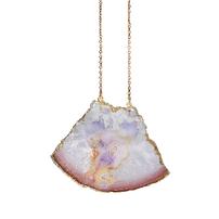 Large agate pendant on a 16in chain 202//202