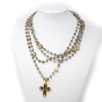 Gold & Labordorite Magdelena Necklace from Virgin Saints & Angels 202//202
