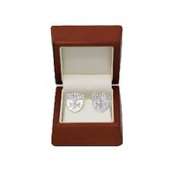 Custom made sterling silver Strake Jesuit cuff links 202//202