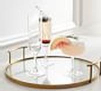 Pottery Barn Bleecker Bronze Bar Tray 202//182