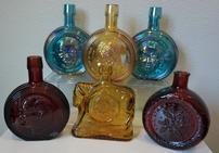 Set of Collectable Wheaton Glass Presidential Decanters 202//141